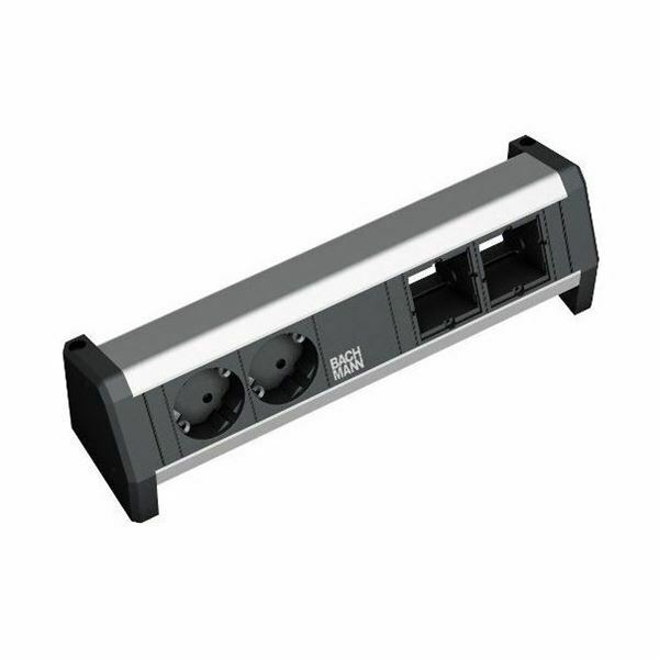 DESK namizni razdelilec 2x220V Bachmann