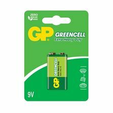 Baterija cink kloridna 9V GP GreenCell