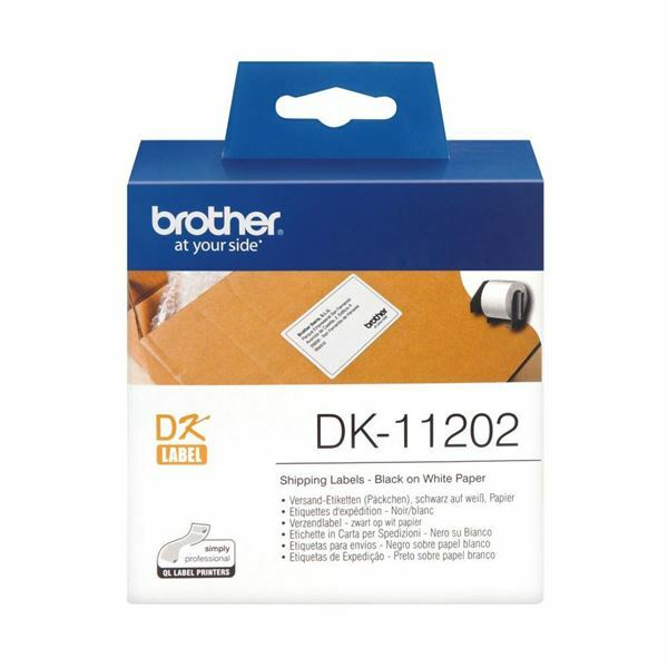 Picture of BROTHER DK11202 termične nalepke za odpremo 62x100mm