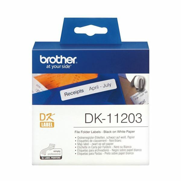 Picture of BROTHER DK11203 termične nalepke za registratorje 17x87mm