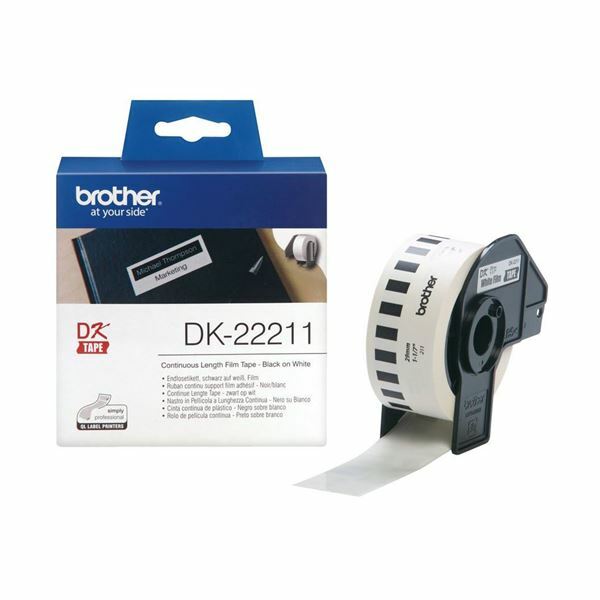 Picture of BROTHER DK22211 termične neskončne nalepke - film 29mm x 15,24m