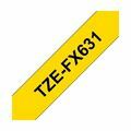 Picture of BROTHER trak TZe FX631 Flexi rumen/črn 12mm