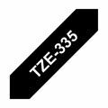 Picture of BROTHER trak TZe 335 črn/bel 12mm