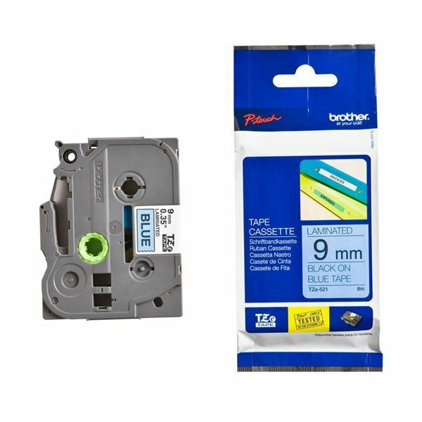 Picture of BROTHER trak TZe 521 moder/črn  9mm