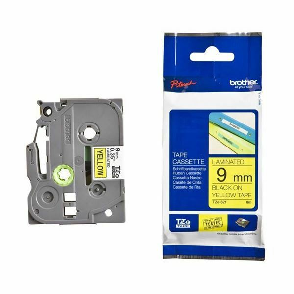 Picture of BROTHER trak TZe 621 rumen/črn  9mm