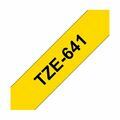 Picture of BROTHER trak TZe 641 rumen/črn 18mm