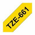Picture of BROTHER trak TZe 661 rumen/črn 36mm