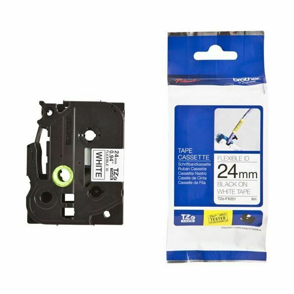 Picture of BROTHER trak TZe FX251 Flexi bel/črn 24mm