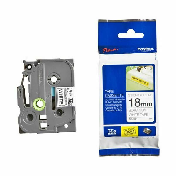 Picture of BROTHER trak TZe S241 bel/črn 18mm