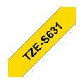Picture of BROTHER trak TZe S631 rumen/črn 12mm
