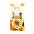 Picture of SBOX kabel USB A-C 1,5m zlat