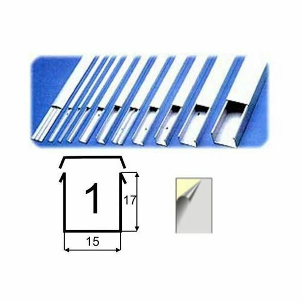 Picture of Kanal NIK 1S 15x17 samolepilni bel