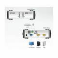 Picture of ATEN KVM stikalo 2x1 namizni VGA/PS2-USB s kabli CS82U