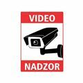 Picture of Nalepka "VIDEONADZOR" A4 (263x183) bela