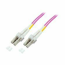 Optični kabel MM OM3 10m vijoličen EFB