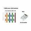 Picture of Digitus RJ45 konektor CAT.5e UTP mehki kabel pass through A-MO 8/8 SR (pak/100)