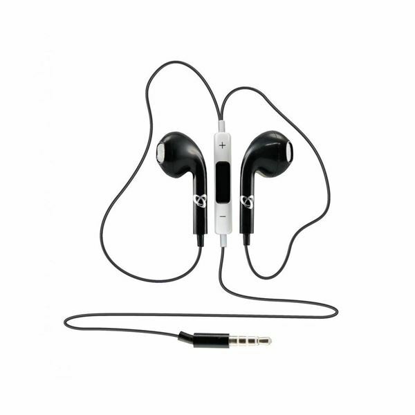 Slušalke ušesne z mikrofonom iEP-204B SBOX