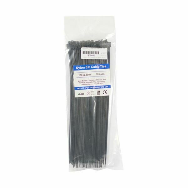 Picture of GW vezice 250x2,8mm črne UV pak/100 k25028-0002