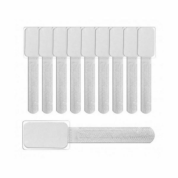 Picture of LTC vezice ježek MINI bele pak/10 samolepljive LTC2520