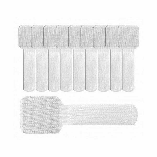 Picture of LTC vezice ježek WALL bele pak/10 samolepljive LTC3120