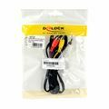 Picture of Delock kabel avd/vid 3.5M/4pinKotni-3x Cinch 1,5m 84724