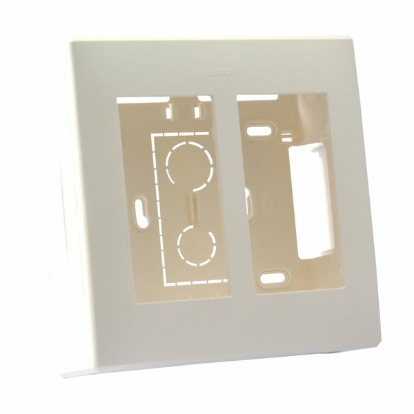 Nadometno ohišje belo Simon Connect