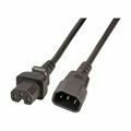 Napajalni kabel podaljšek C14 - C15 2m črn EFB