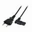 Napajalni kabel 2m C7 BIPOLAR kotni EFB