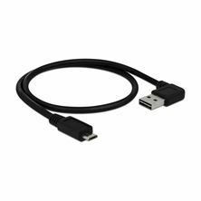 Slika Delock kabel USB A kotni-B mikro EASY 0,5m obojestranski 85163