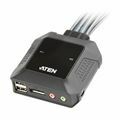 Picture of ATEN KVM stikalo 2x1 iDisplayPort/USB s kabli CS22DP