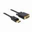 DisplayPort DVI kabel 1m Delock