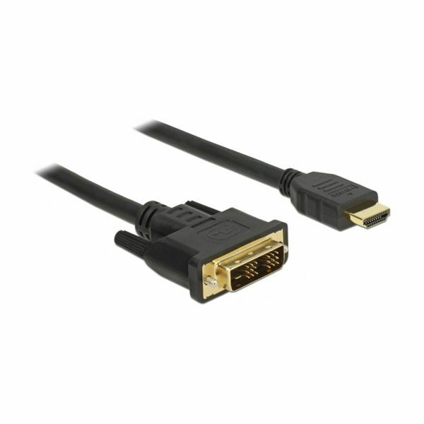 HDMI DVI-D kabel 1m Delock