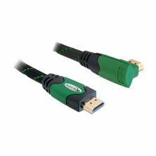 HDMI kabel z mrežno povezavo kotni 2m Delock