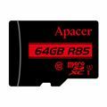 Picture of APACER microSD XC  64GB spominska kart. UHS-I U1 R85 Class 10 AP64GMCSX10U5-R