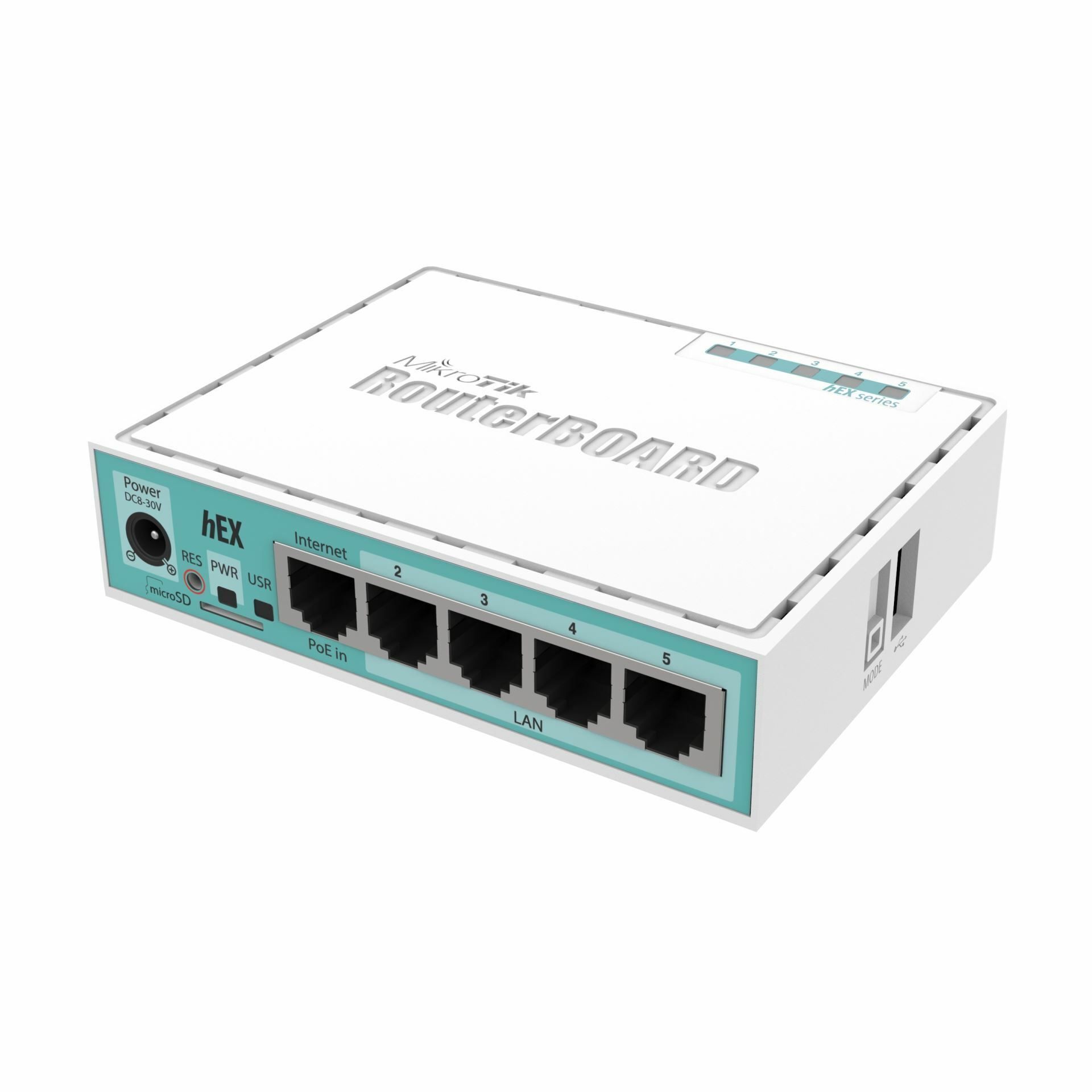 Mikrotik hex rb750gr3 | 5-port gigabit | dual core 880mhz | 256mb ram | routeros l4 | usmerjevalnik-router