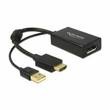 Adapter HDMI - DisplayPort 25cm Delock
