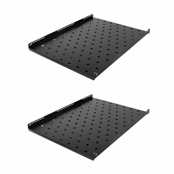 Polica 1U 650mm črn Toten