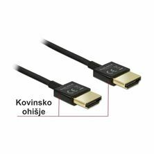 HDMI kabel z mrežno povezavo 0,5m Delock 4K