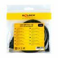 Picture of Delock kabel USB M - napajalni M DC 3,5 fi x 1,35mm kotni 1,5m 83577