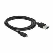 Slika Delock kabel USB A-B mikro EASY 2m obojestranski 83367