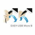 Picture of Delock kabel USB A-B mikro kotni EASY 3m obojestranski 83857
