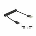 USB kabel A-B mikro 0,6m Delock