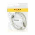 Picture of Delock podaljšek USB A-A 1m dvojno oklopljen transparent 83881