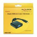 Picture of Delock adapter HDMI-C Mini M - VGA Ž 65514
