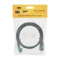 Picture of Delock kabel HDMI kotni 4K zelen 1m 82951