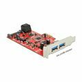 Picture of Delock kartica PCIe kontroler x1 USB 3.0 2xA + 2xSATA III Low profile 89389