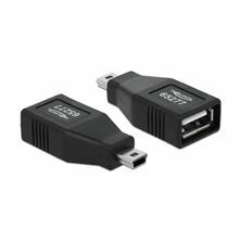Adapter USB mini - USB A Delock 65277