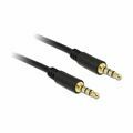 Kabel AVDIO 3,5M-3,5M 4pin 1m črn Delock 83435