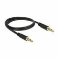 Picture of Delock kabel AVDIO 3,5M-3,5M 4pin 1m črn 83435