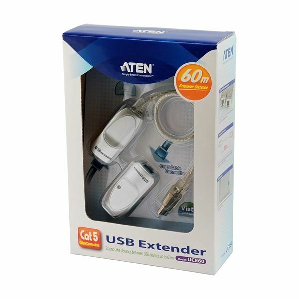 Picture of ATEN line extender USB Cat 5 do 60m UCE60-AT